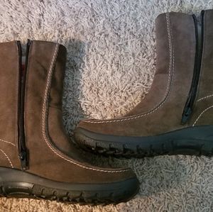 Rieker suede, wool lined women's boots.